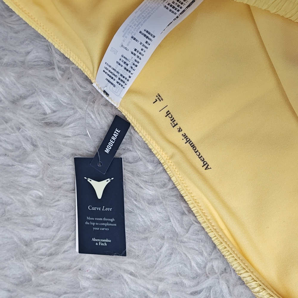 Abercrombie & Fitch Yellow Bikini Bottom - Picture 3 of 5